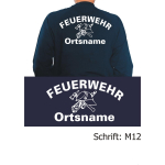 Sweat mit Schriftzug "M12" (DDR-FW-Helm) mit Ortsnamen