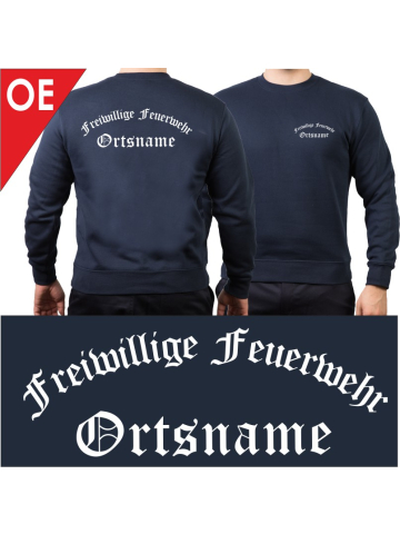 Sweat with font "OE" (old german font) with place-name