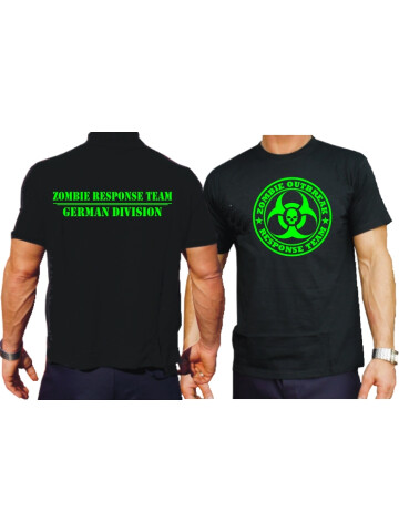 T-Shirt black, Zombie Outbreak Response Team S