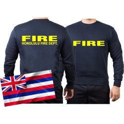 Sweat azul marino, Honolulu Fire Dept. (Hawaii)