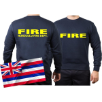 Sweat navy, Honolulu Fire Dept. (Hawaii)