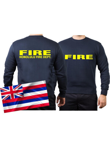 Sweat navy, Honolulu Fire Dept. (Hawaii) 4XL