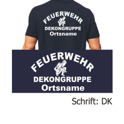 Polo fuente "DK" (CSA) Dekongruppe con ponga su nombre