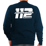 Sweat navy, font "CBJ3" JUGENDFEUERWEHR in 112 with place-name
