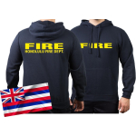 Hoodie blu navy, Honolulu Fire Dept. (Hawaii)
