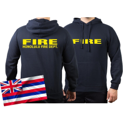 Hoodie navy, Honolulu Fire Dept. (Hawaii) 3XL