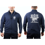 Sweat jacket navy, "Rescue 1 Manhattan - Eagle"