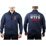 Sweat jacket navy, Eng-40/Ladder-35 Manhattan Upper West Side