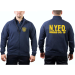 Sweat jacket navy, NYFD Squad Company 18 - Manhattan