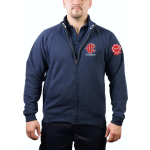 CHICAGO FIRE Dept. Sweat jacket navy, Paramedic II, white/red