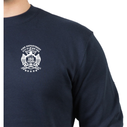 Sweat azul marino, New York City Fire Dept.150 years 1865-2015