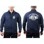 Sweat jacket navy, New York City Fire Dept. 150 years 1865-2015