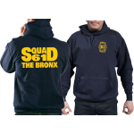 Hoodie navy, New York City Fire Dept. Squad 61 The Bronx (SQ-61)