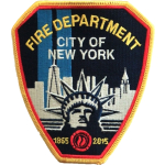 Insignia 150 Jahre New York City Fire Dept. 1865-2015