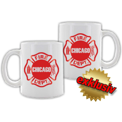 Tasse: &quot;Chicago Fire Dept.&quot; with Standard...