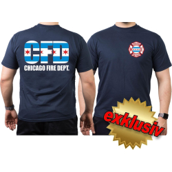CHICAGO FIRE Dept.- City flag-design, T-Shirt, multicolor