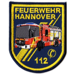 Abzeichen Feuerwehr Hannover HLF20  (8 x 10 cm), Sammlerabzeichen limitiert