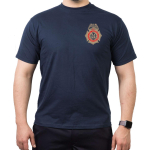 T-Shirt navy, New York City Fire Dept. BFI (Bureau of Fire Investigation/Fire Marshal)