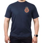 T-Shirt azul marino, New York City Fire Dept. BFI (Bureau of Fire Investigation/Fire Marshal)