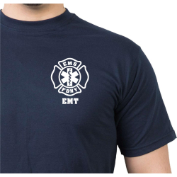 T-Shirt navy, New York City Fire Dept. EMT (Emergency...