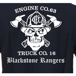 CHICAGO FIRE Dept. Blackstone Rangers E63 T16, black Sweat
