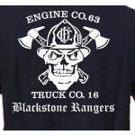 CHICAGO FIRE Dept. negrostone Rangers E63 T16, negro Sweat