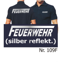 Polo marin, FEUERWEHR avec longue "F"...