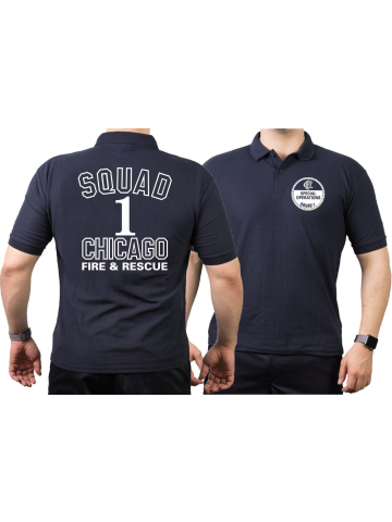 CHICAGO FIRE Dept. Squad1 Special Operations, navy Polo