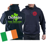 Hoodie azul marino, Dublen Fire Brigade (IRL)