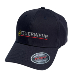 Baseballcap navy FLEXFIT Feuerwehr Baden-Württemberg mit Stick, 6panel (hinten geschlossen) L/XL