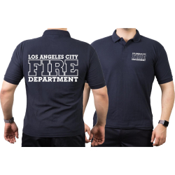 Polo azul marino, Los Angeles City Fire Department