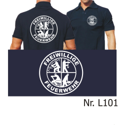 Polo navy, FF wei&szlig;/Logo wei&szlig;
