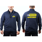 Sweat jacket navy, Atemschutz Gerätewart, beidseitig