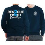 Sweat blu navy, Rescue2 (blue) Brooklyn
