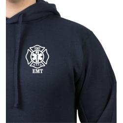 Hoodie azul marino, NYFD EMT (Emergency Medical Technician)