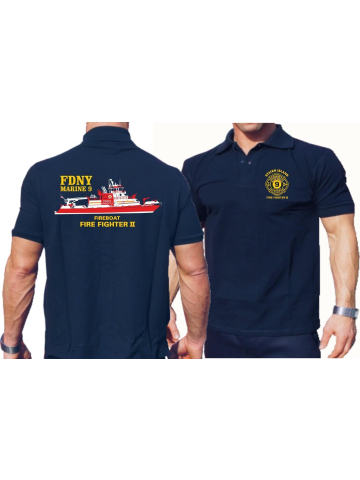 Polo navy, Marine 9 "Firefighter II" mehrfarbig