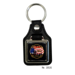 Schlüsselanhänger mit Leder/Ring: 9/11