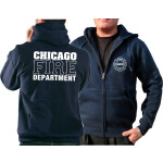 CHICAGO FIRE Dept. Hooded jacket navy, work S