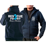 Hooded jacket navy, Rescue3 (blue) Bronx & Harlem