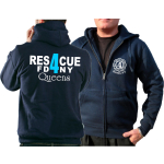 Veste à capuche marin, Rescue4 (blue) Queens