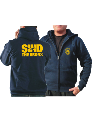 Veste à capuche marin, NYFD Squad 61 The Bronx