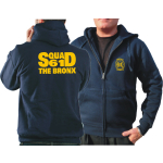 Hooded jacket navy, NYFD Squad 61 The Bronx