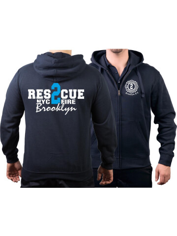 Hooded jacket navy, Rescue2 (blue) Brooklyn S