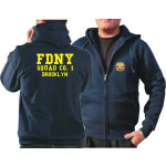 Veste à capuche marin, FDNY Squad Co. 1 Brooklyn L