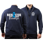 Sweat jacket navy, Rescue2 (blue) Brooklyn
