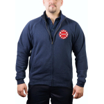 CHICAGO FIRE Dept. Veste de survêtement marin, Brustemblem