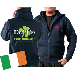 Hooded jacket navy, Dublin Fire Brigade (IRL)