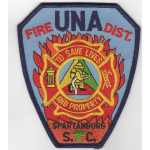 Badge Una Fire Dist. Spartanburg, South Carolina (USA), 9,5 x 12 cm