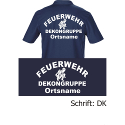 Funcional-Polo azul marino, fuente "DK" (CSA)...