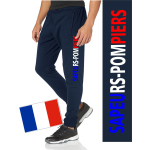 Pantalon navy/bleu marine SAPEURS-POMPIERS, tricolore